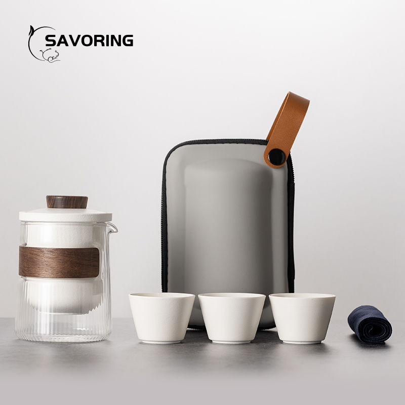 Camp Utensil Set - Simple Chinese Ceramic Tea Set 1