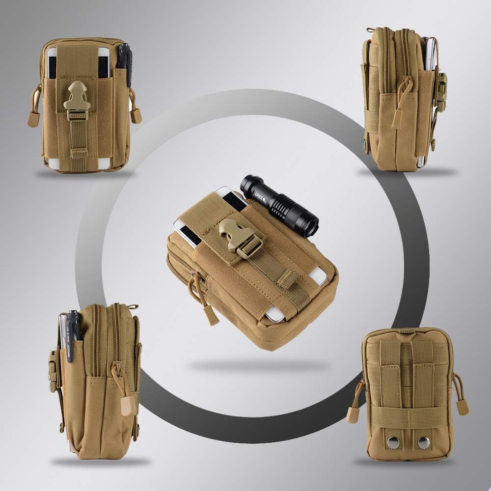 Tactical Molle Belt Pouch Mili - Outdoor Camping Hiking 评论和价格