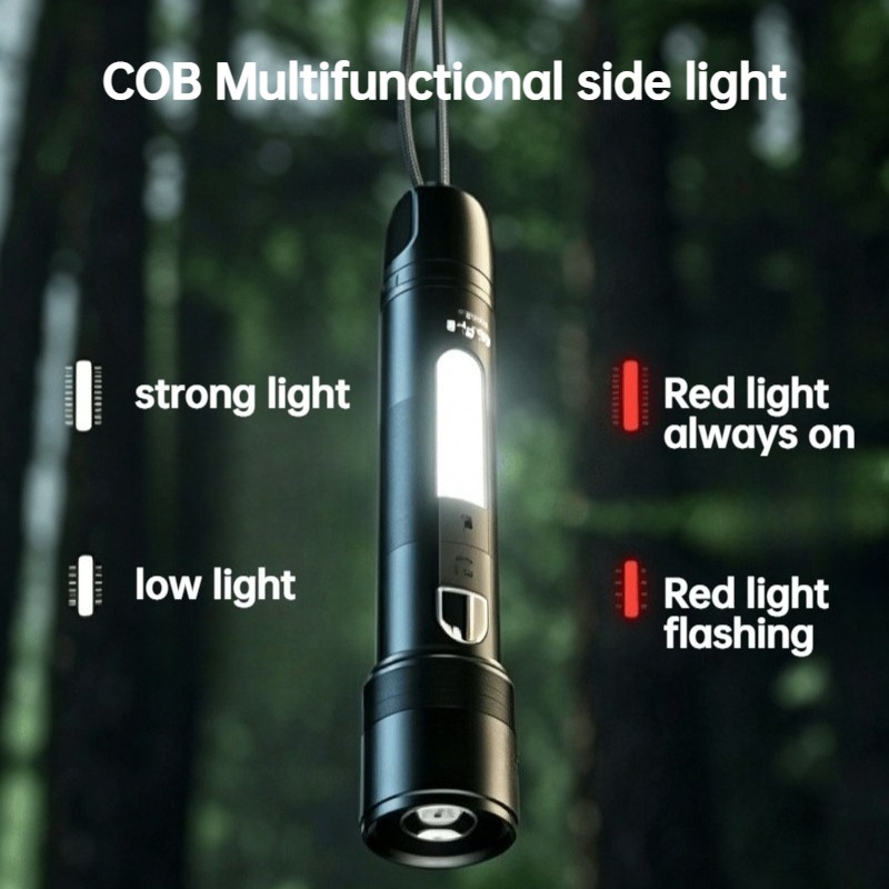 Multi Functional LED Flashligh - Outdoor Camping Hiking 评论和价格