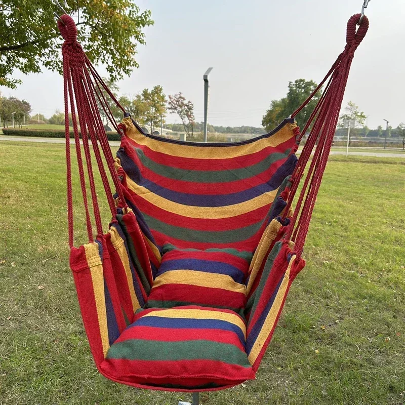 Hot Colorful Striped Canvas Ha - Camping Outdoor Or Indoor 评论和价格