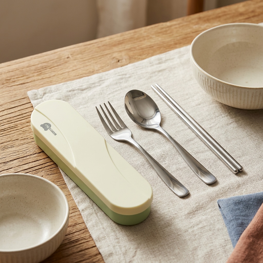 Portable Cutlery Set Stainless - Camp Utensil Set 评论和价格