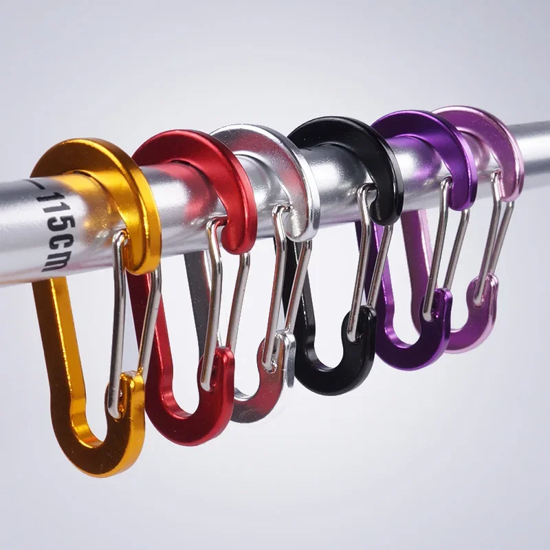 6/12PCS Carabiner Clip Set Tou - Camp Utensil Set 评论和价格