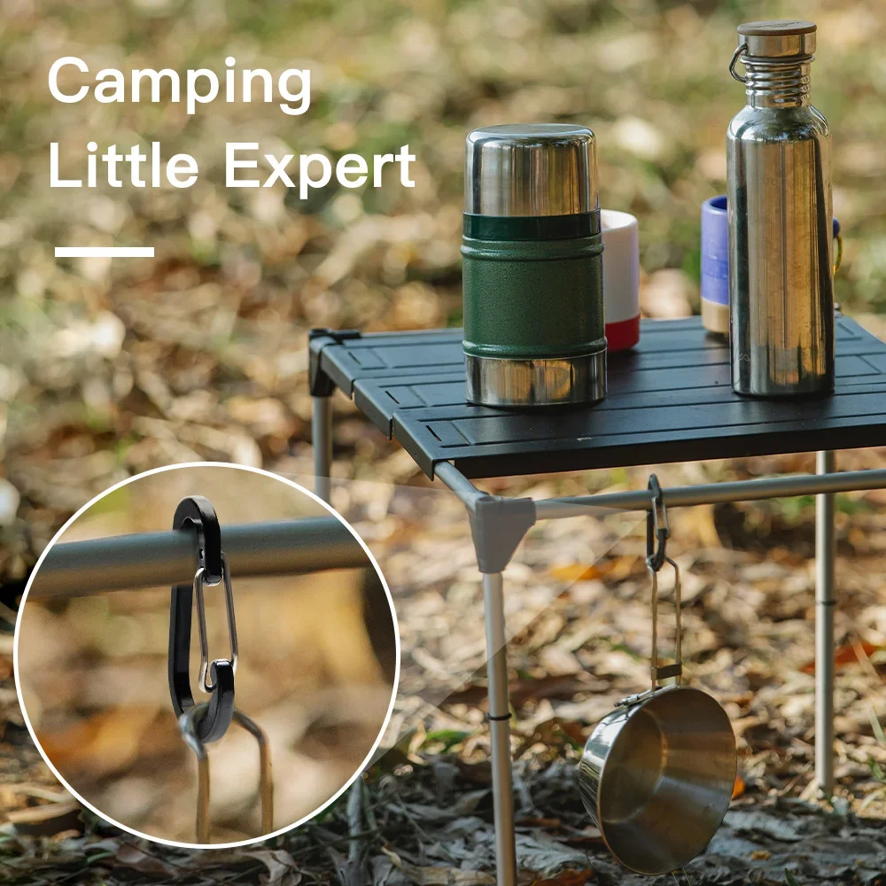 6/12PCS Carabiner Clip Set Tou - Camp Utensil Set 评论和价格
