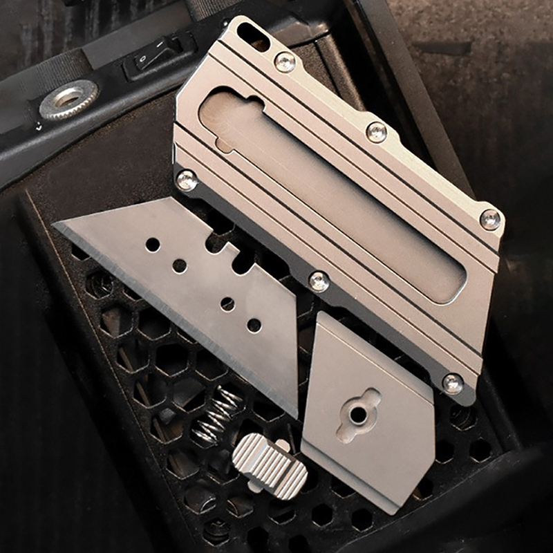 TC4 Titanium Alloy Utility Kni - Outdoor Camping Wallpaper 评论和价格