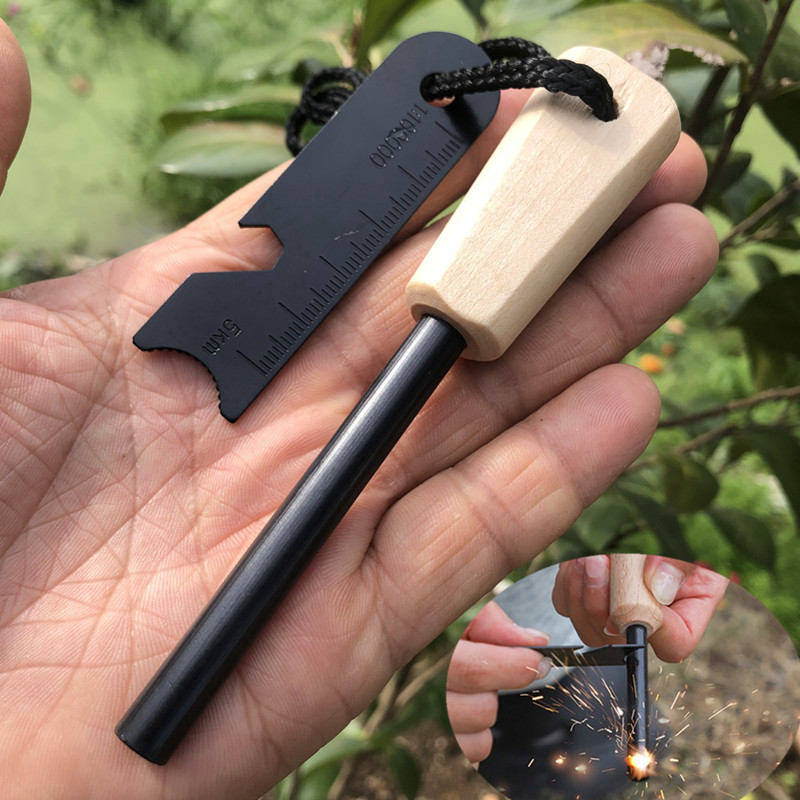 New Wilderness Survival Portab - Fire Starter Flint 评论和价格