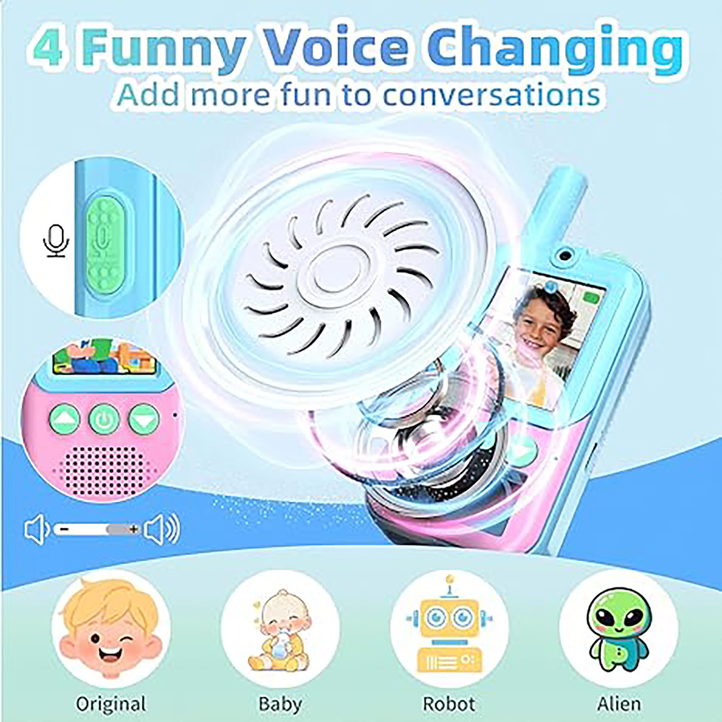 Rechargeable Kids Video Walkie - Outdoor Camping Games For Kids 评论和价格
