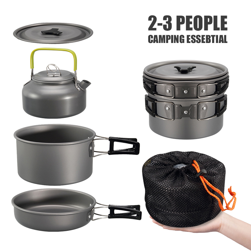 WESTTUNE Camping Cookware Kit  - Camp Utensil Set 评论和价格