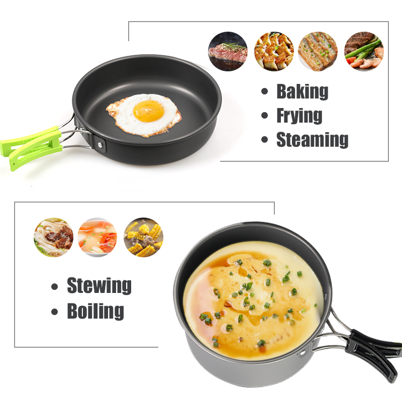 WESTTUNE Camping Cookware Kit  - Camp Utensil Set 评论和价格