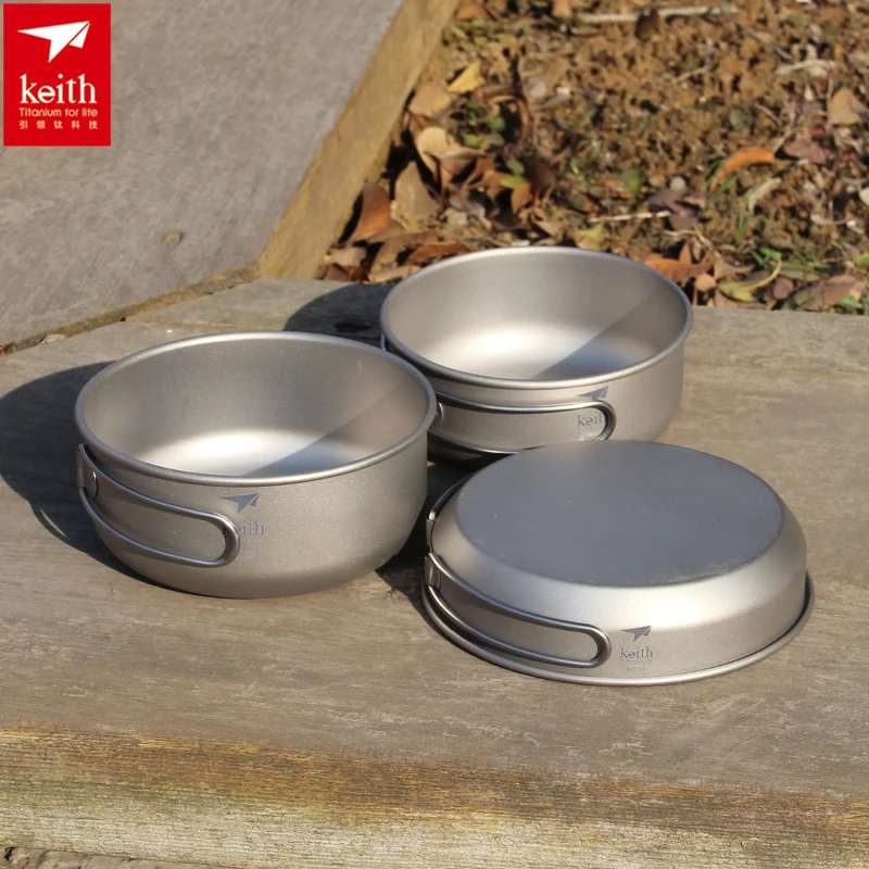 Keith 3PCS Titanium Cookware P - Camp Utensil Set 评论和价格