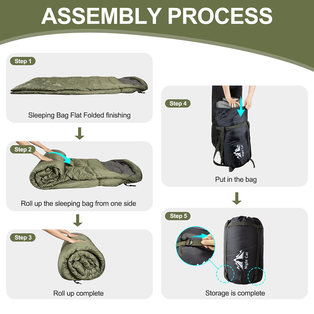 Night Cat Camping Sleeping Bag - Camping Outdoor Or Indoor 评论和价格