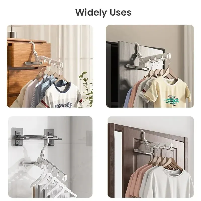 5-Hole Portable Clothes Hanger - Camping Outdoor Clothing 评论和价格