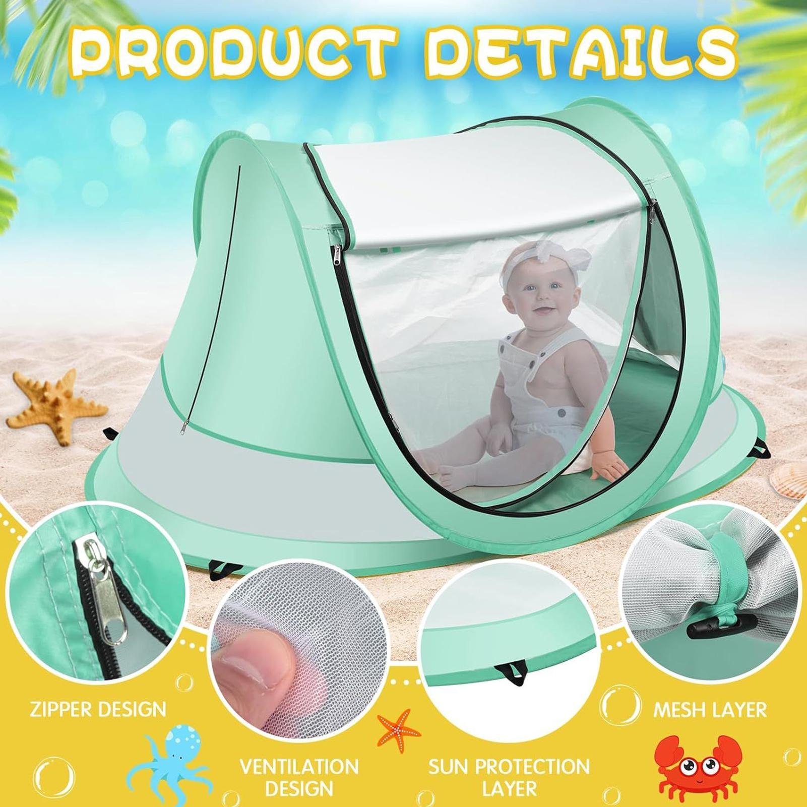 Kids Beach Tent UPF 50 Childre - Outdoor Camping Games For Kids 评论和价格