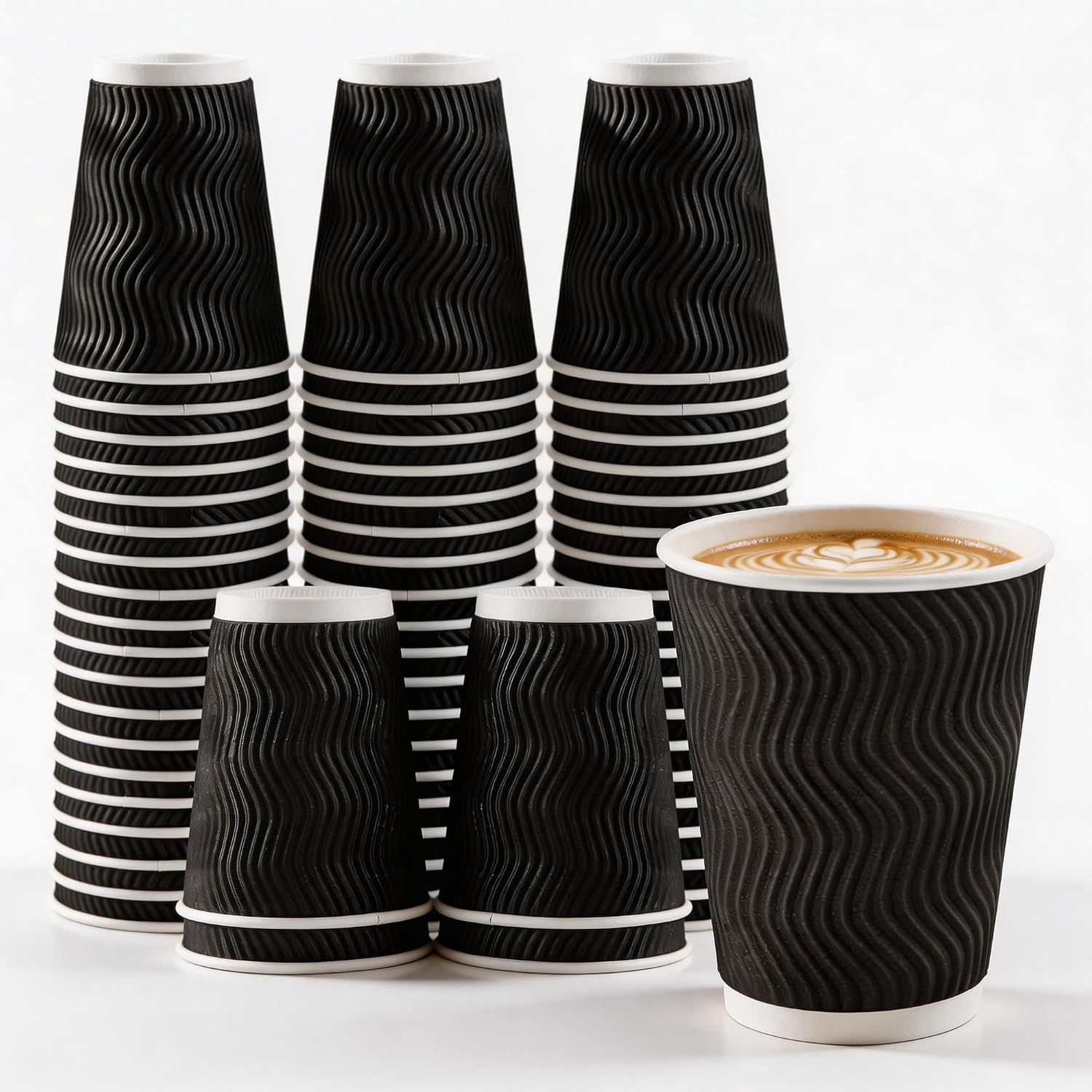 50 Pack 12oz Ripple Wall Dispo - Outdoor Camping Wallpaper 评论和价格