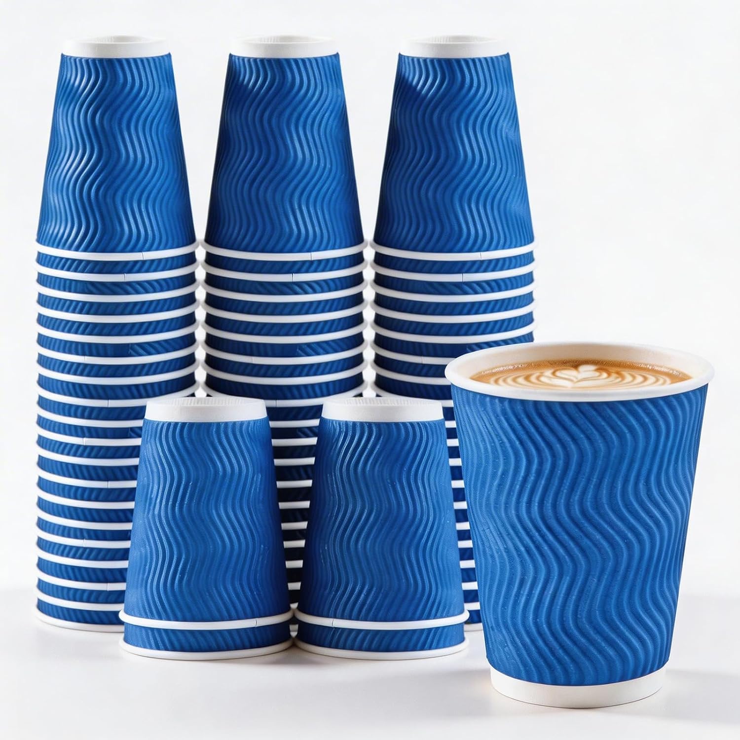 50 Pack 12oz Ripple Wall Dispo - Outdoor Camping Wallpaper 评论和价格