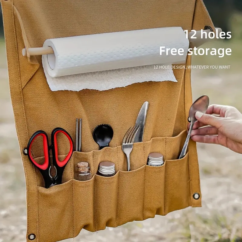 Outdoor Canvas Utensil Organiz - Outdoor Camping Wallpaper 评论和价格