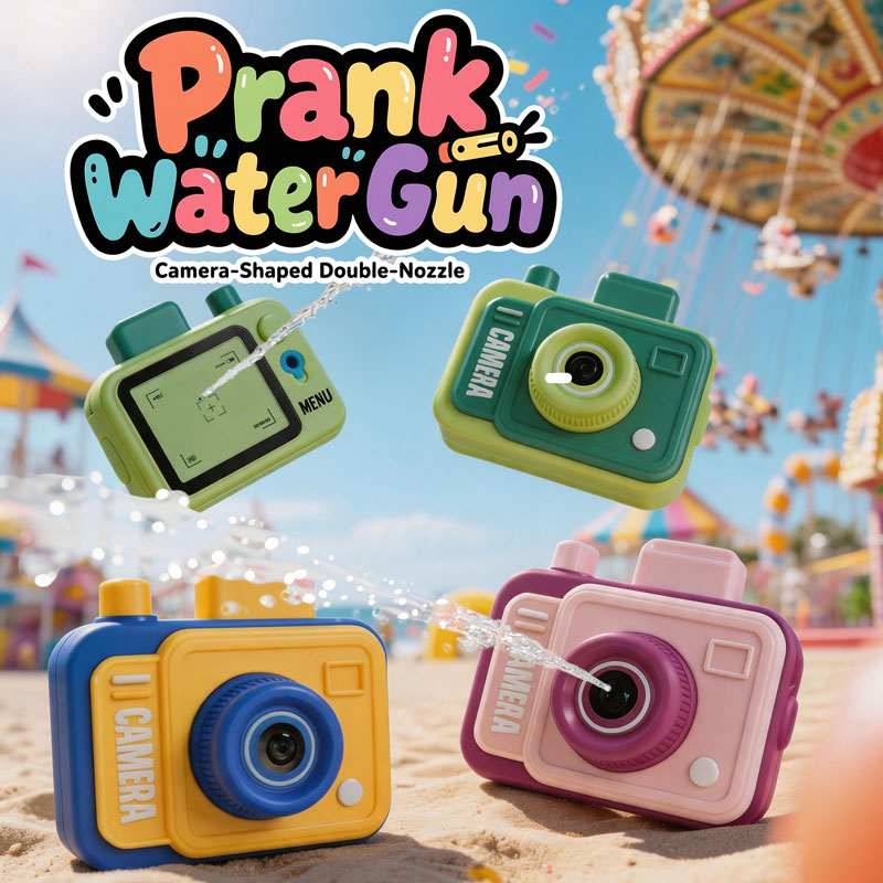 Double-sided Water Gun Camera  - Outdoor Camping Games For Kids 评论和价格