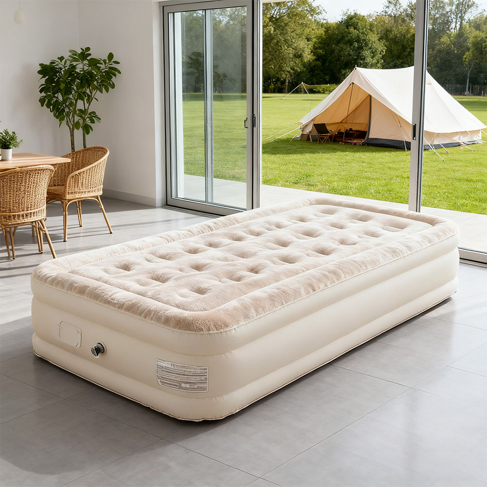 Air Mattress Built-in Pump Sel - Camping Outdoor Or Indoor 评论和价格