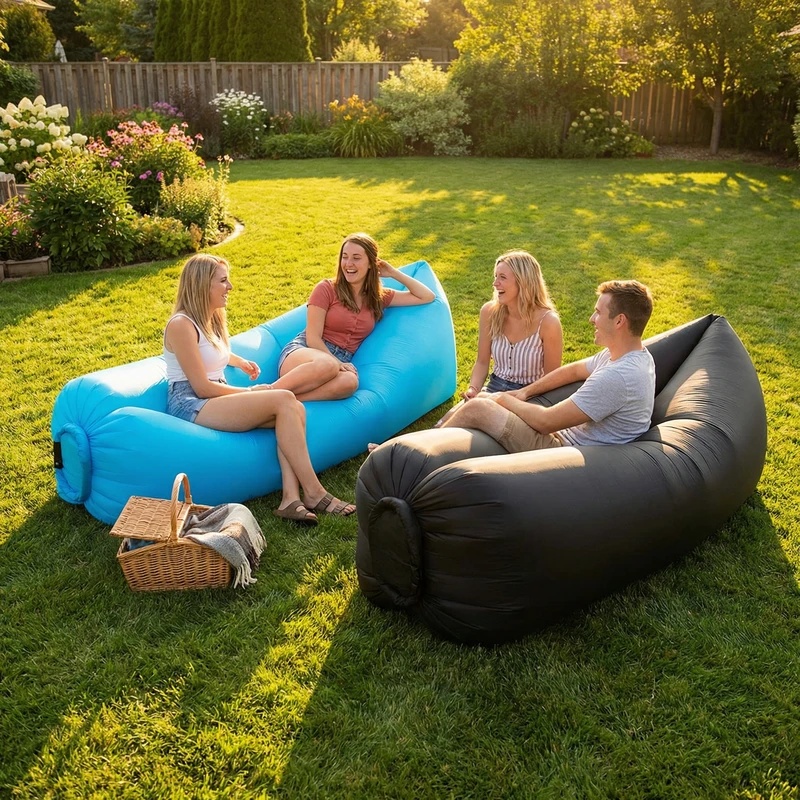 Portable Inflatable Sofa Loung - Outdoor Camping Couch 评论和价格