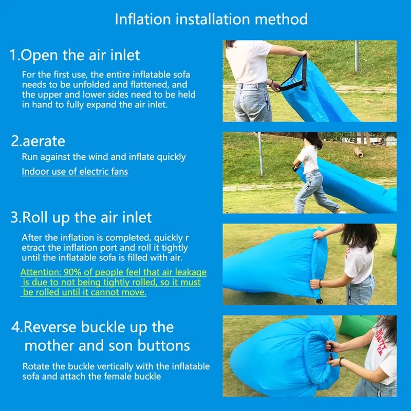 Portable Inflatable Sofa Loung - Outdoor Camping Couch 评论和价格