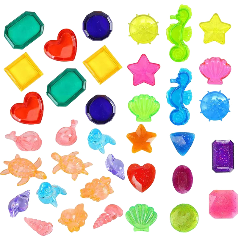 Children Colored Plastic Gem T - Outdoor Camping Games For Kids 评论和价格