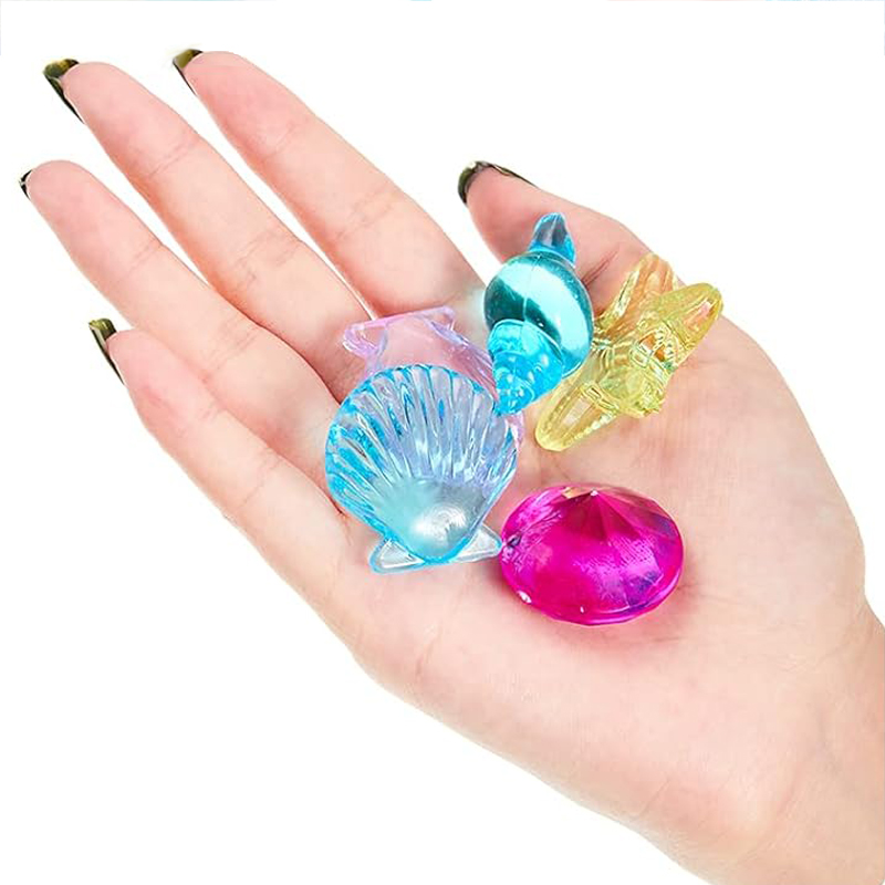 Children Colored Plastic Gem T - Outdoor Camping Games For Kids 评论和价格