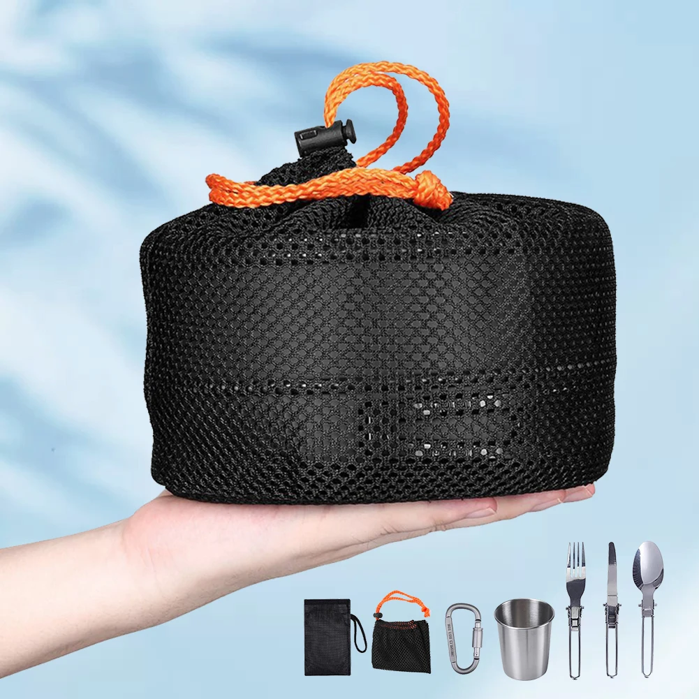 Camping Cookware Kit Kettle Po - Camp Utensil Set 评论和价格