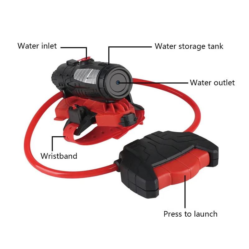 Water Gun Spider Launcher Wris - Outdoor Camping Games For Kids 评论和价格