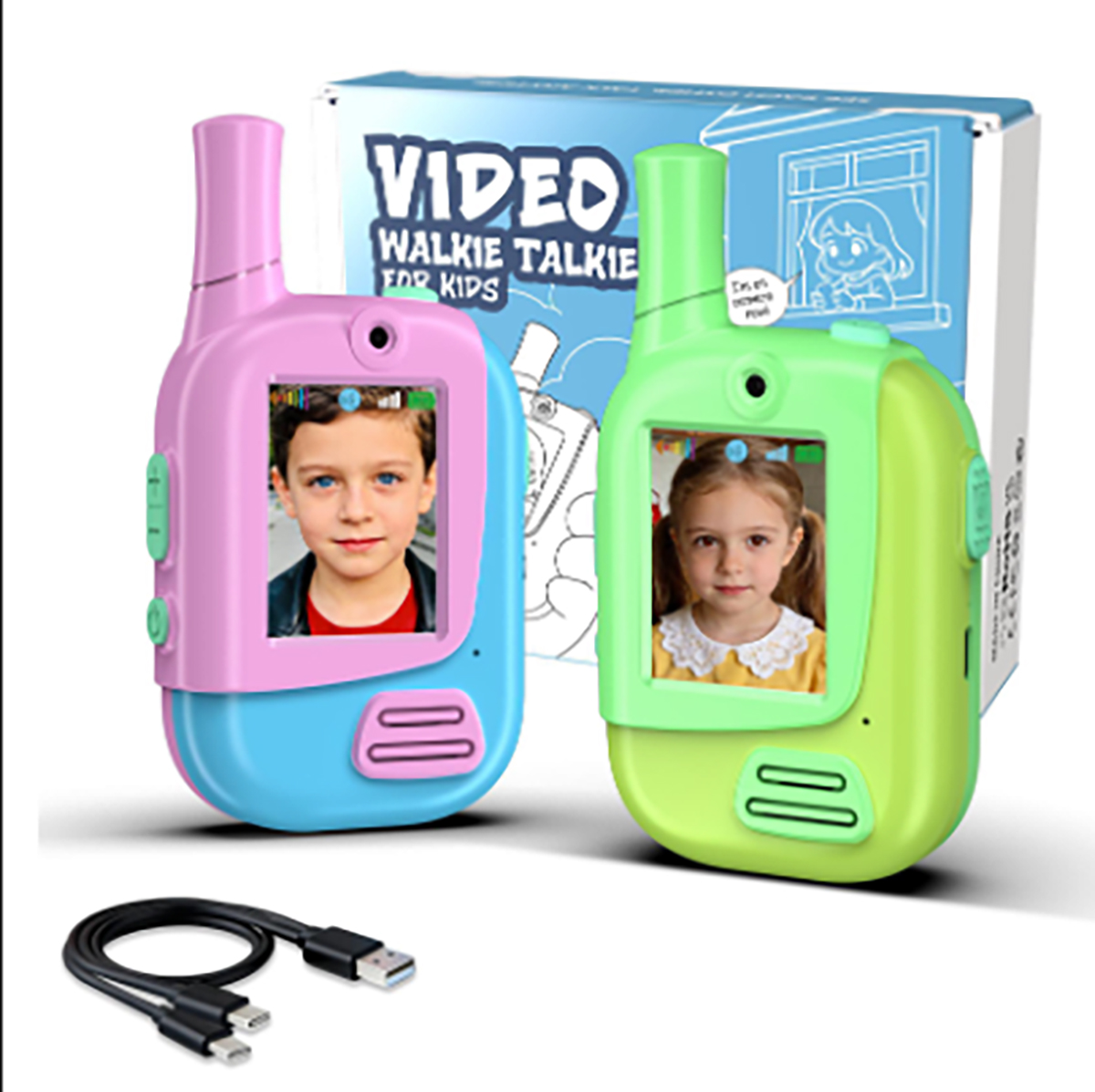 2 Pack Rechargeable Kids Video - Outdoor Camping Games For Kids 评论和价格