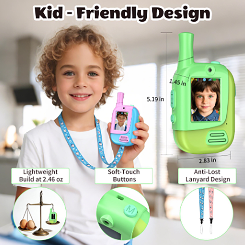 2 Pack Rechargeable Kids Video - Outdoor Camping Games For Kids 评论和价格