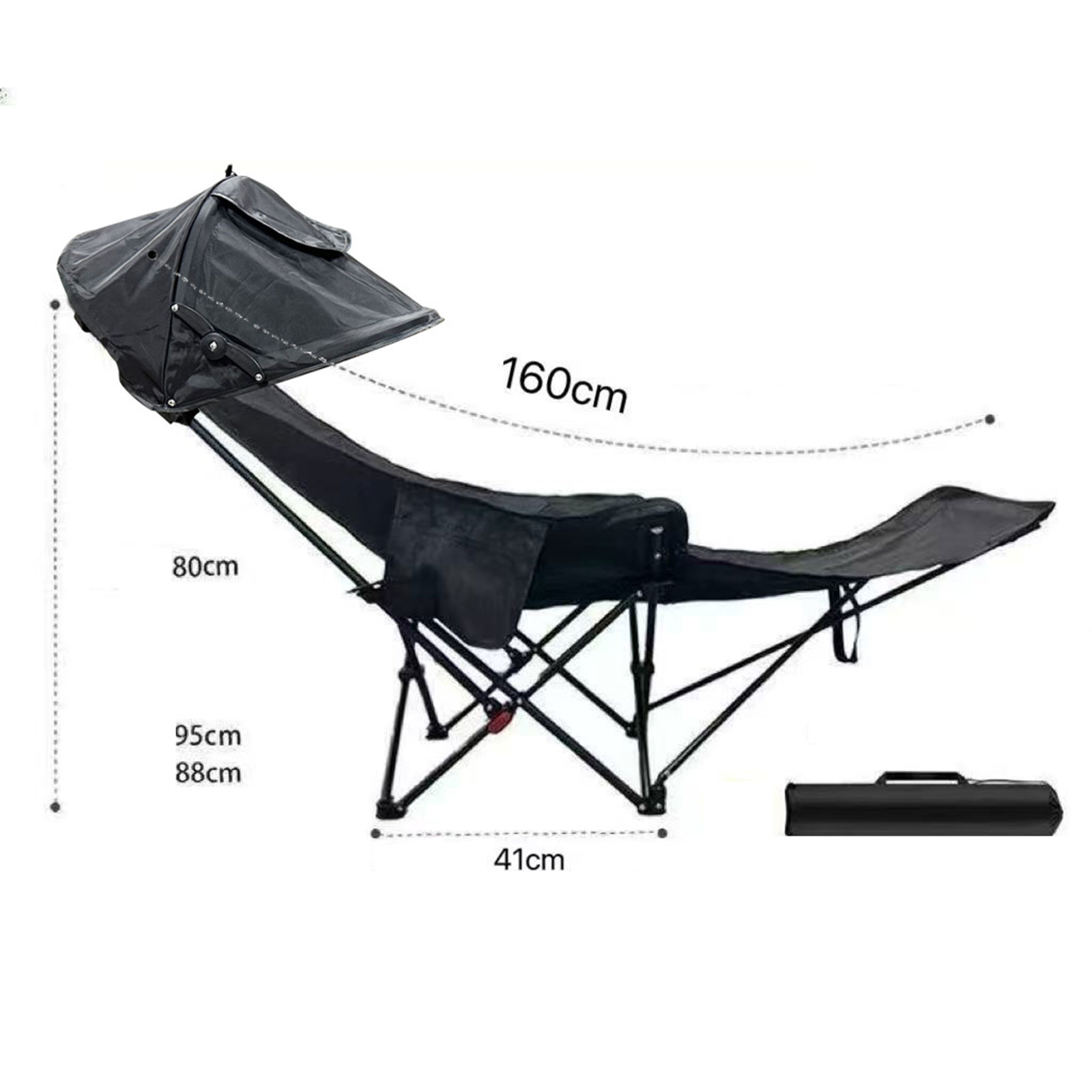 Reclining Camping Chair Foldin - Outdoor Camping Canopy 评论和价格